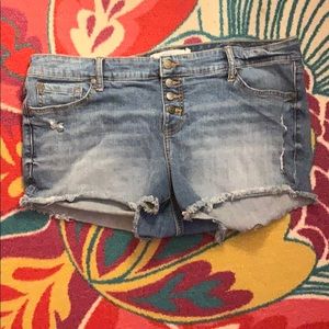 Jean shorts from torrid